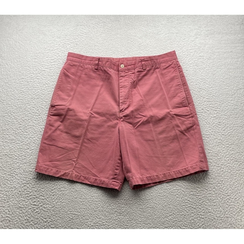 Vineyard Vines Chino Shorts Mens 36 Pink Red Salmon Washed Out 8" Preppy Golf